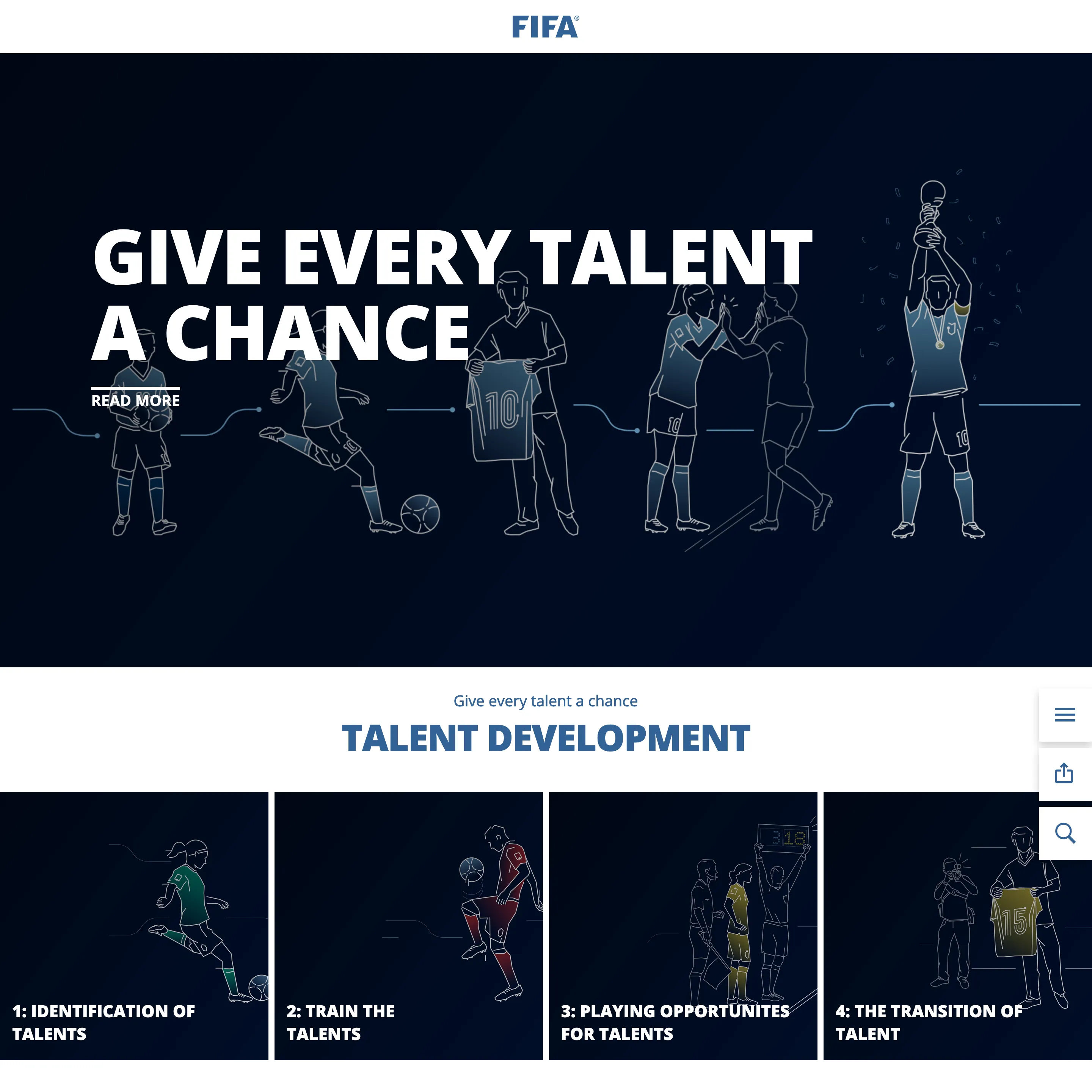 Screenshot of FIFA Publications